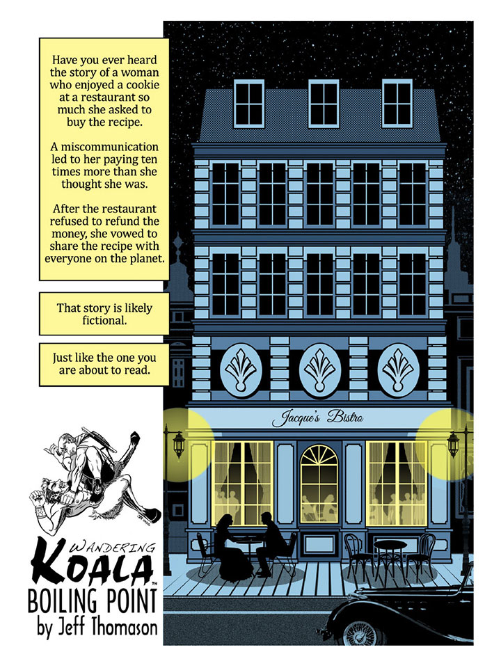 Wandering Koala Comic Issue 3: Boiling point, Page 1